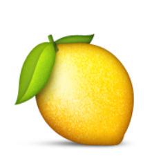 ios emoji lemon