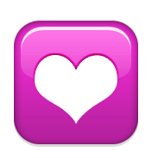 ios emoji heart decoration