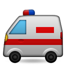 ios emoji ambulance