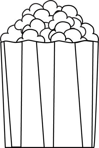 Movie and popcorn clipart black and white home dayasrioki top