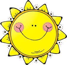 Sun on good morning sunshine lesson planning and free clip art