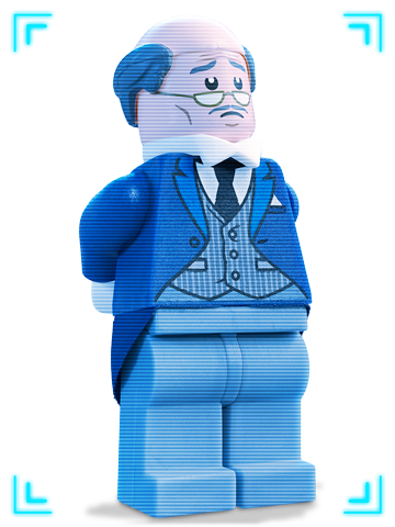 Alfred Lego from Batman Lego Movie Clipart