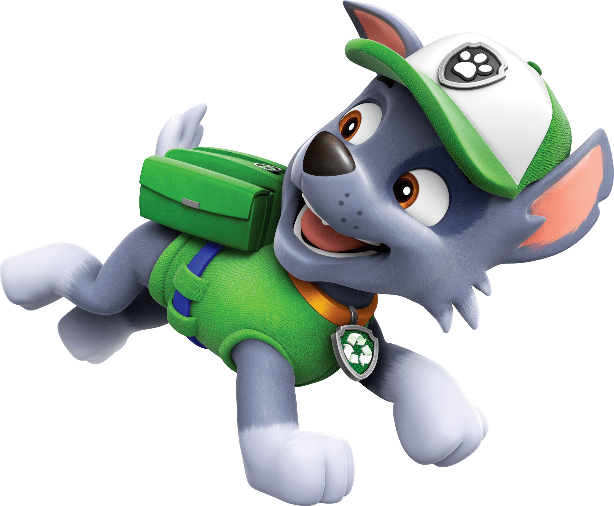 rocky running paw patrol clipart png