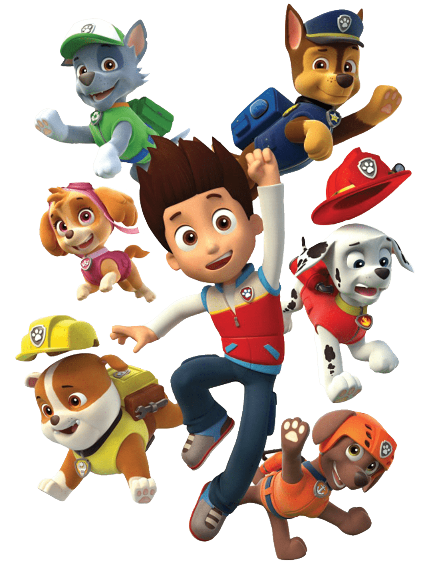 ryder and his dogs paw patrol clipart png