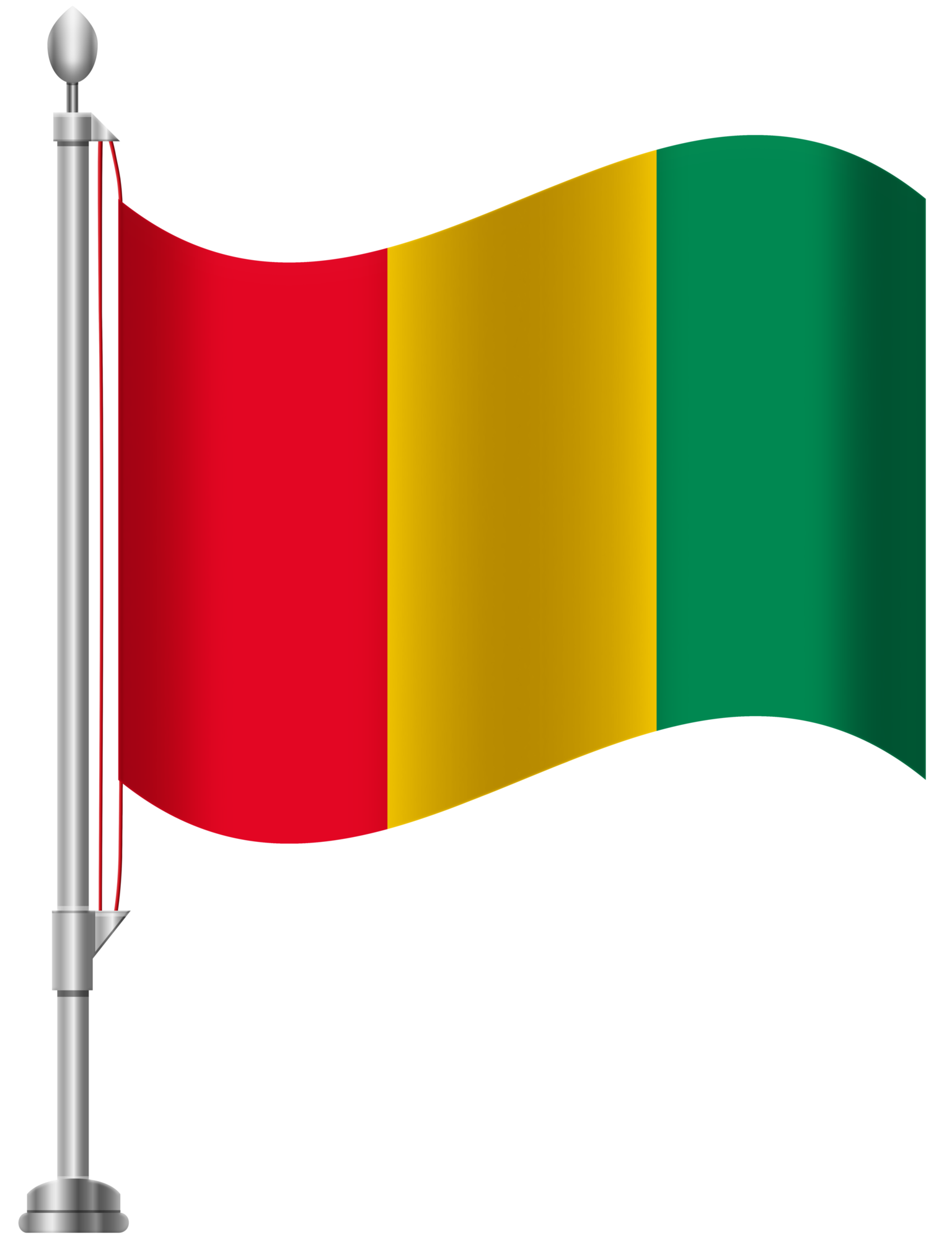 Guinea Flag PNG Clip Art