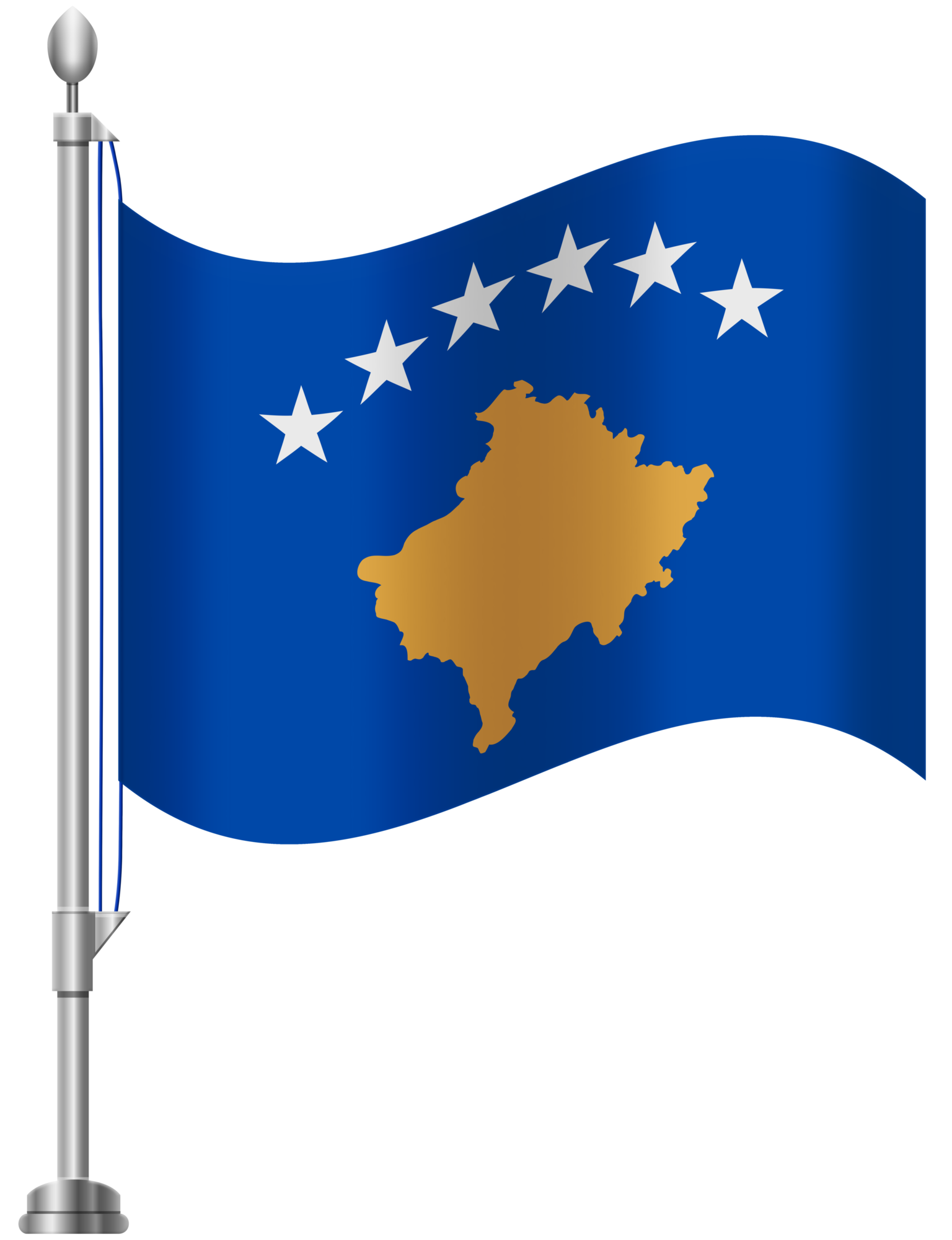 Kosovo Flag PNG Clip Art
