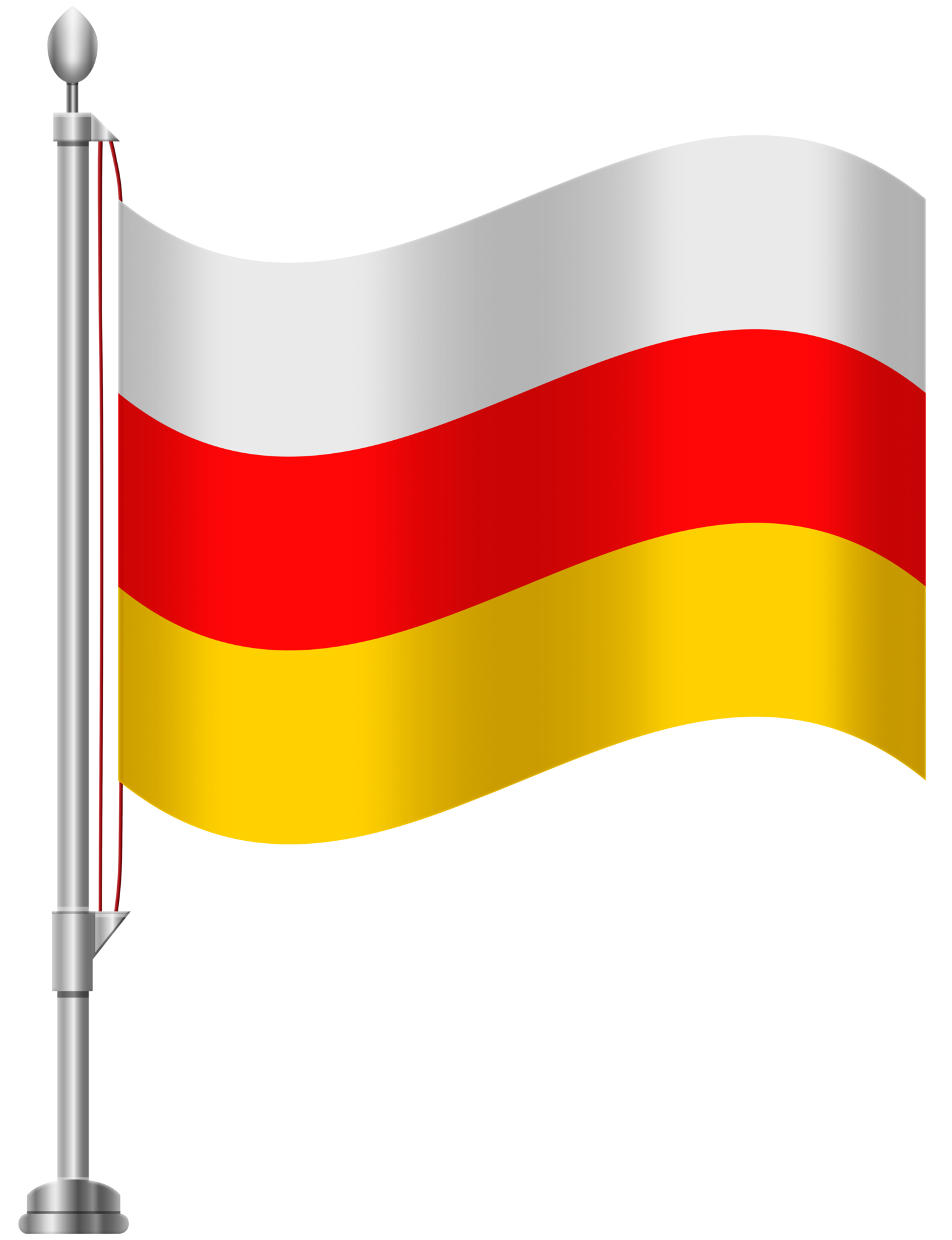South Ossetia Flag PNG Clip Art
