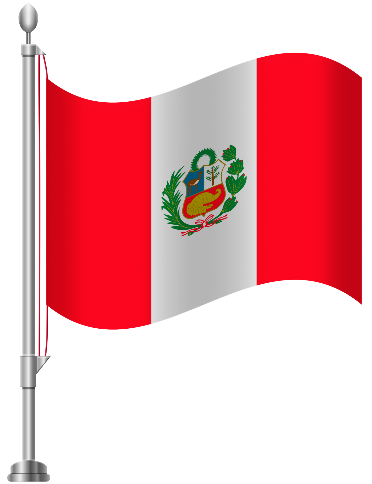 Bandera De Peru Png Bandera Del Peru Animada Png Transparent Png Vhv