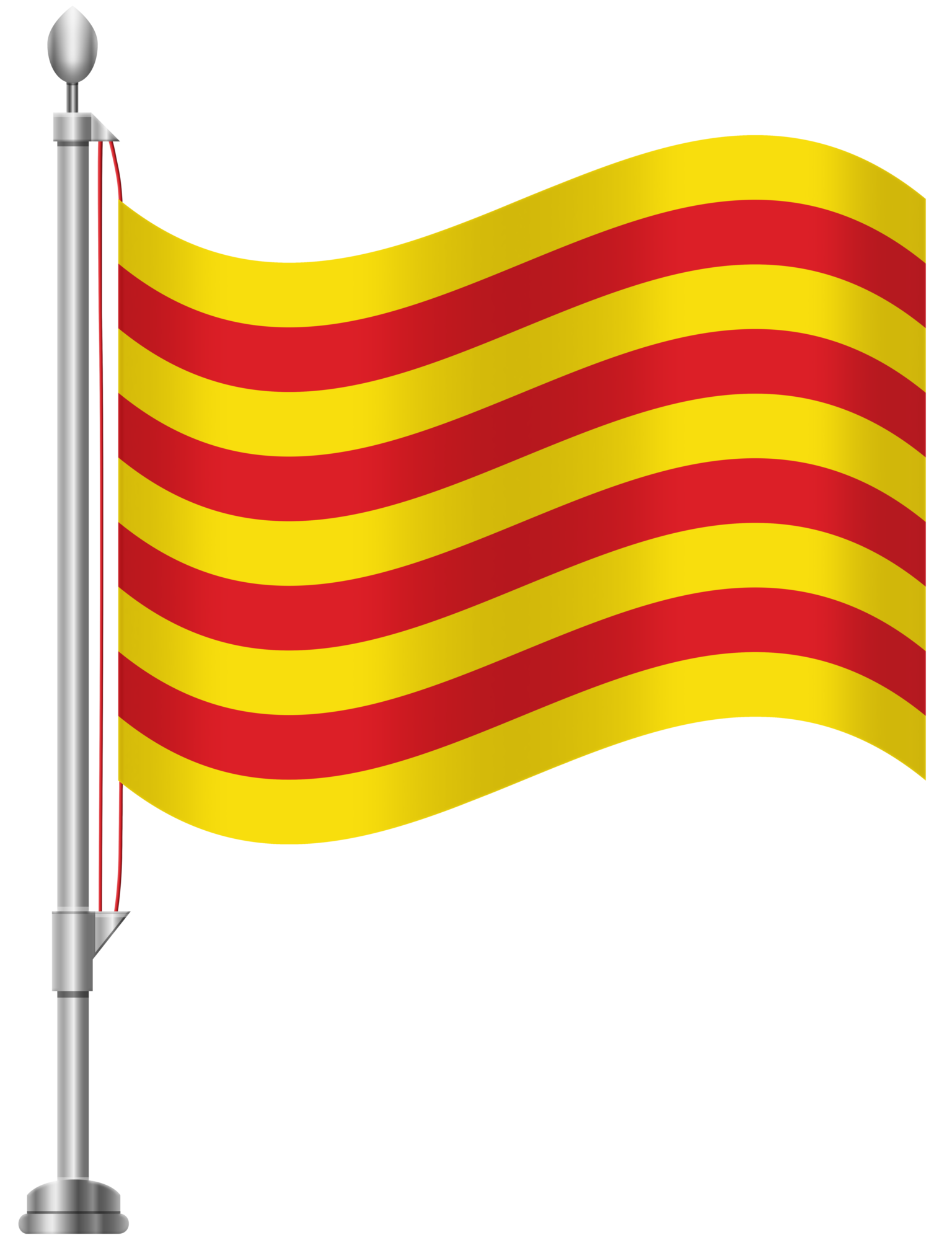 Catalonia Flag PNG Clip Art