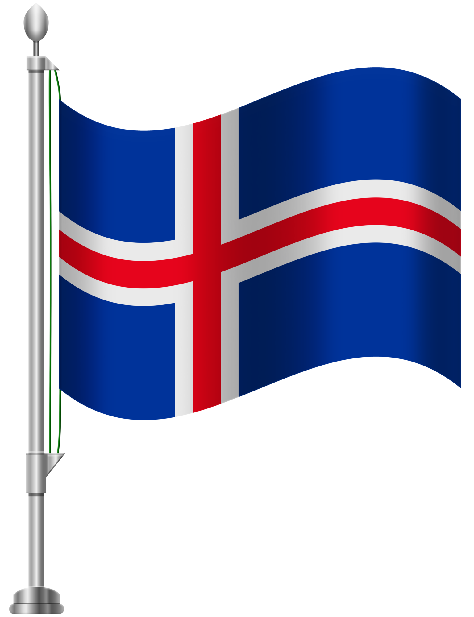 Iceland Flag PNG Clip Art