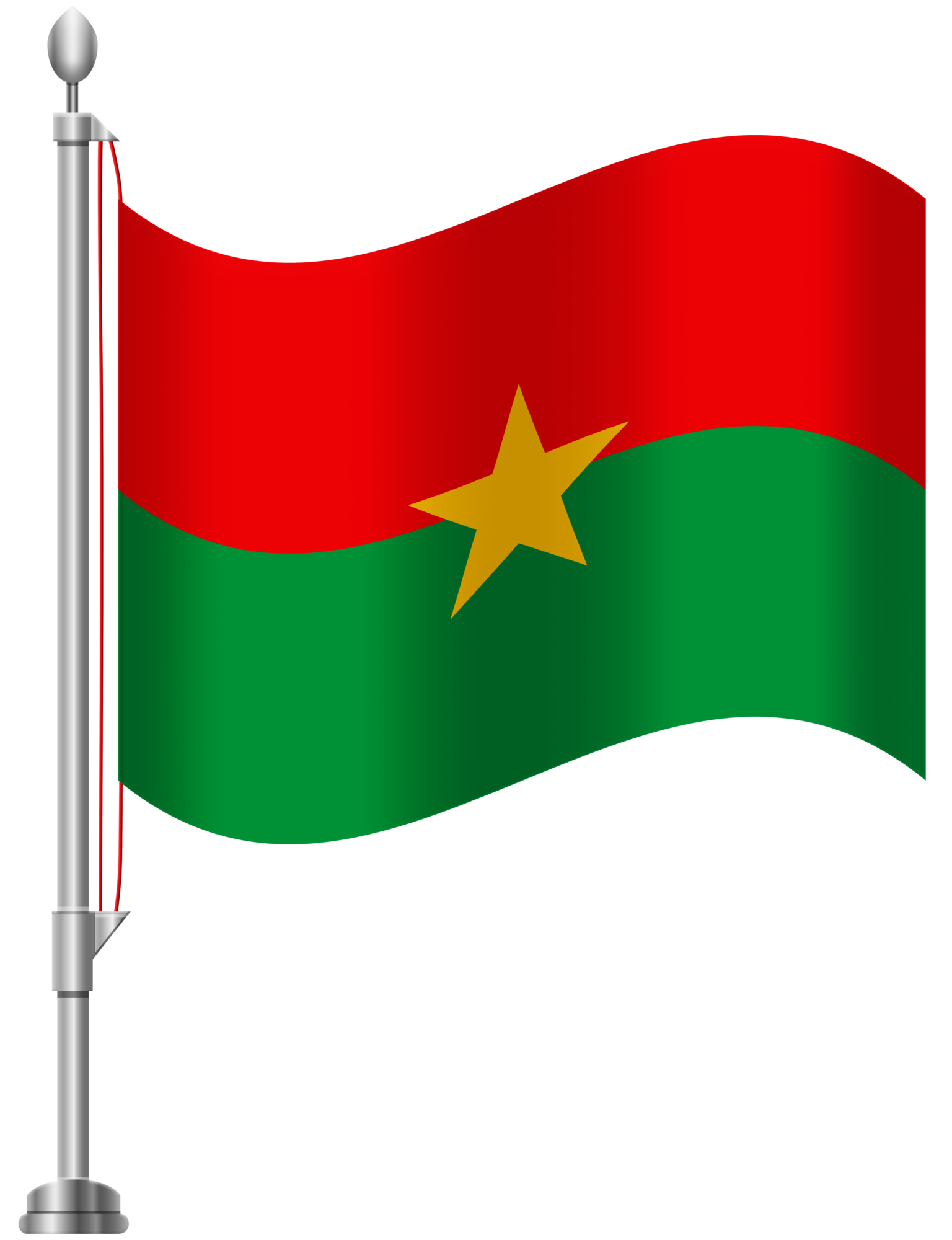 Burkina Faso Flag PNG Clip Art