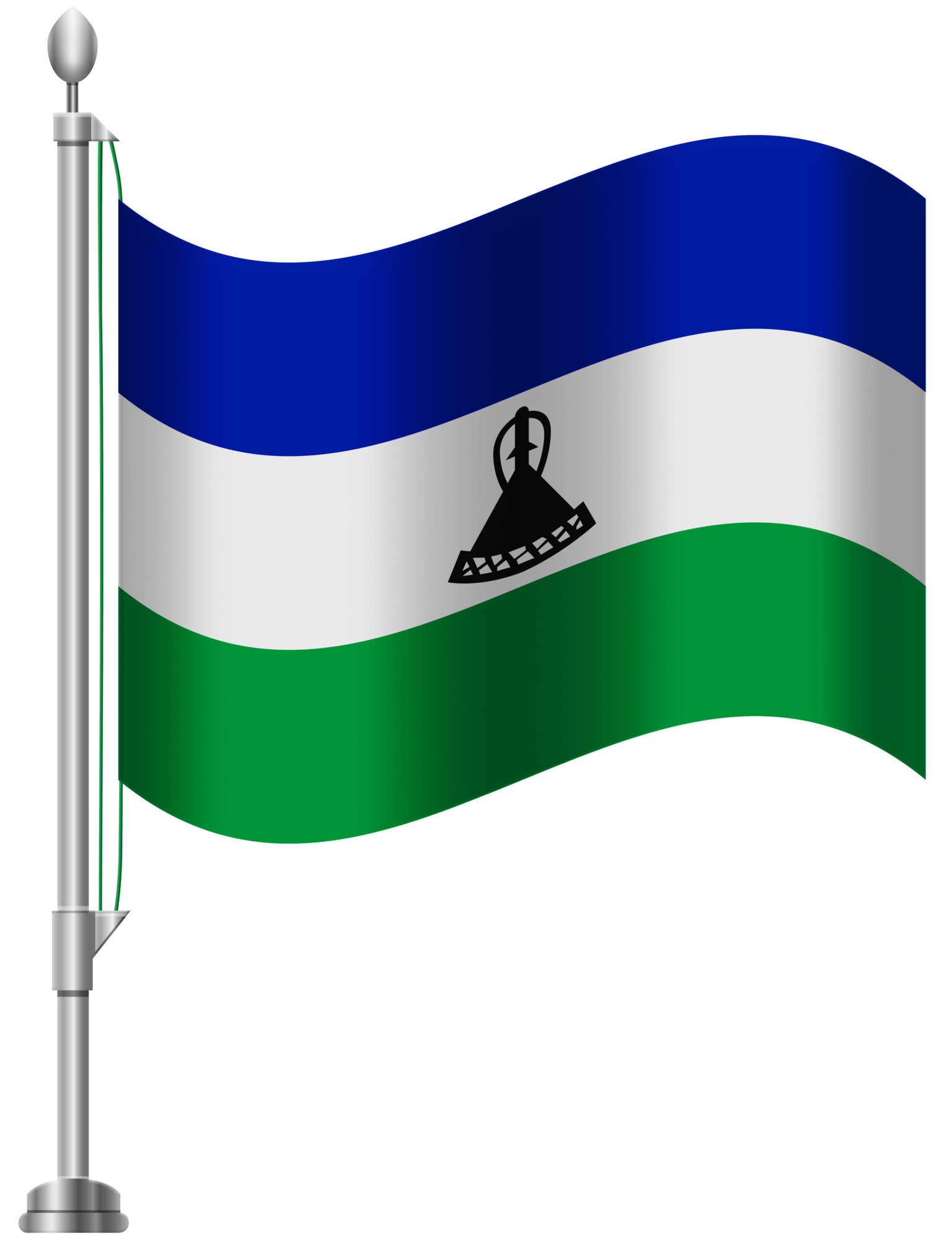 Lesotho Flag PNG Clip Art