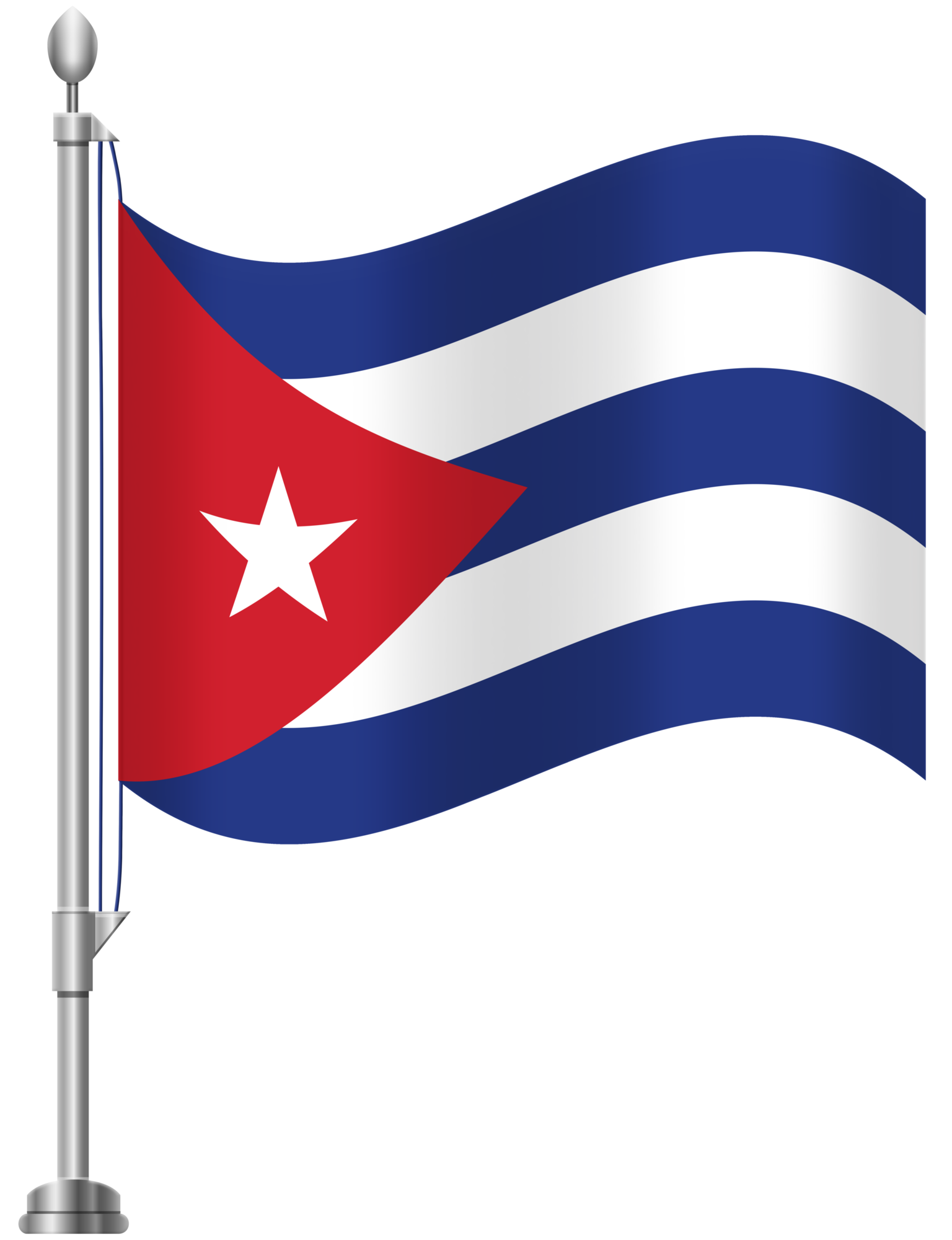 Cuba Flag PNG Clip Art