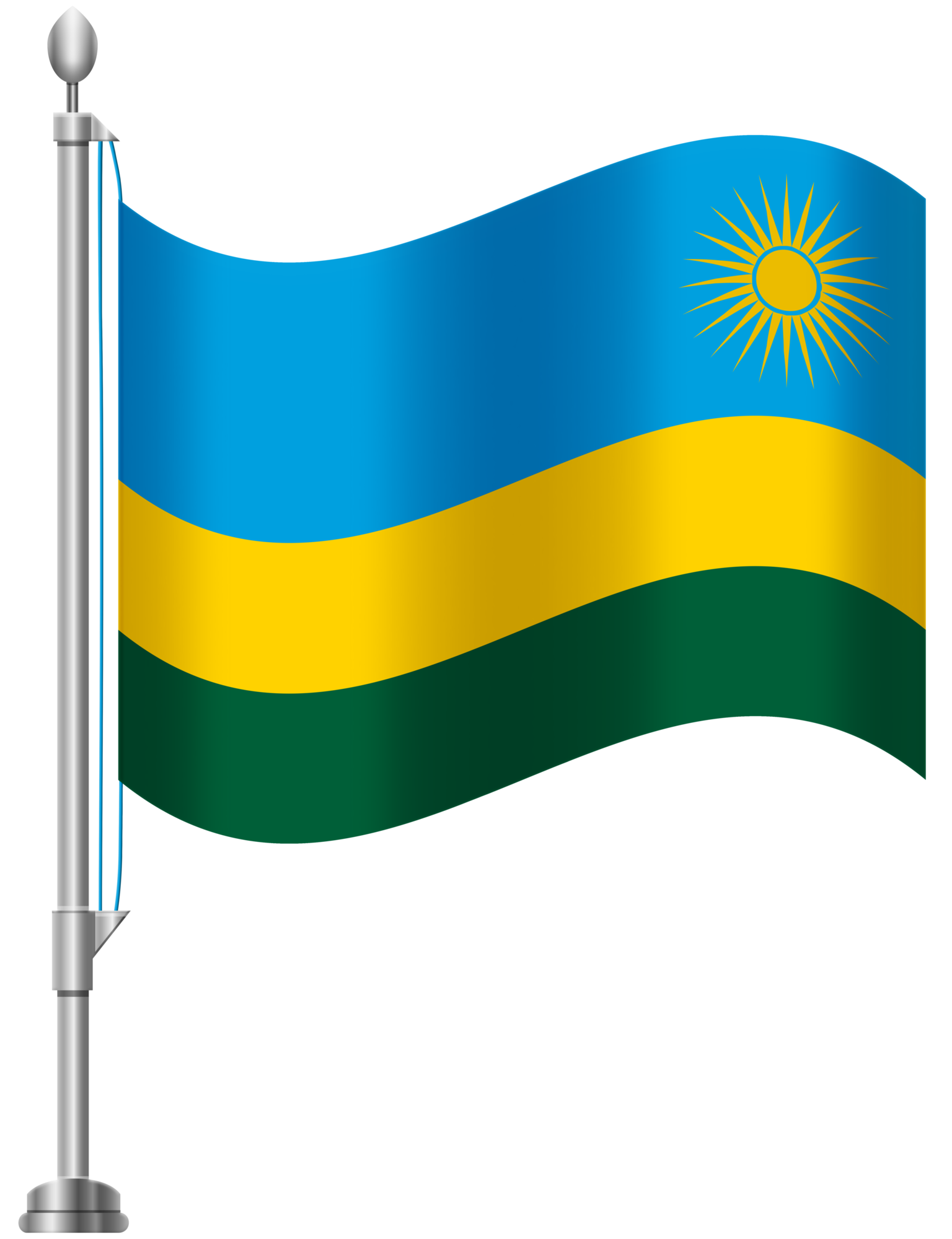 Rwanda Flag PNG Clip Art