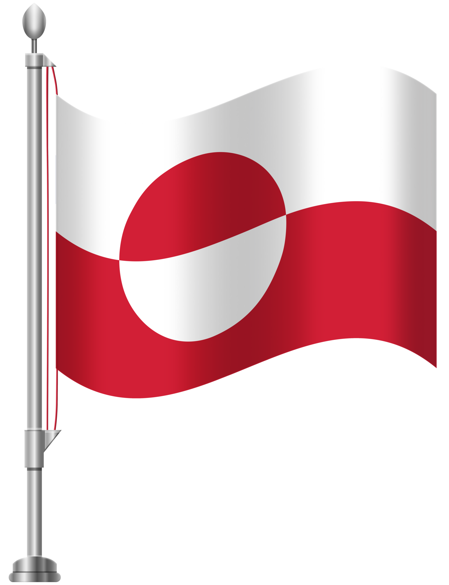 Greenland Flag PNG Clip Art