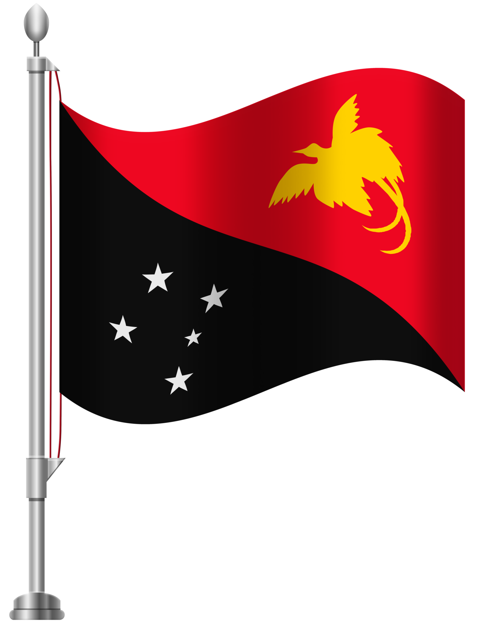 Papua New Guinea Flag PNG Clip Art