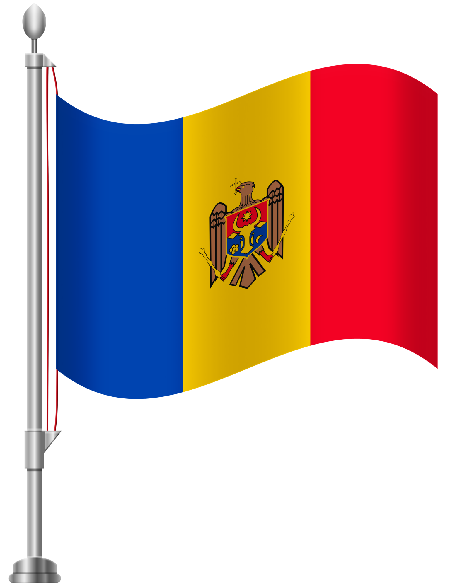 Moldova Flag PNG Clip Art
