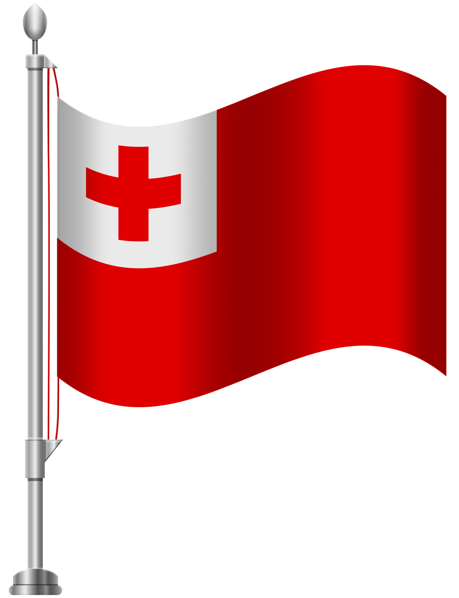 Tonga Flag PNG Clip Art