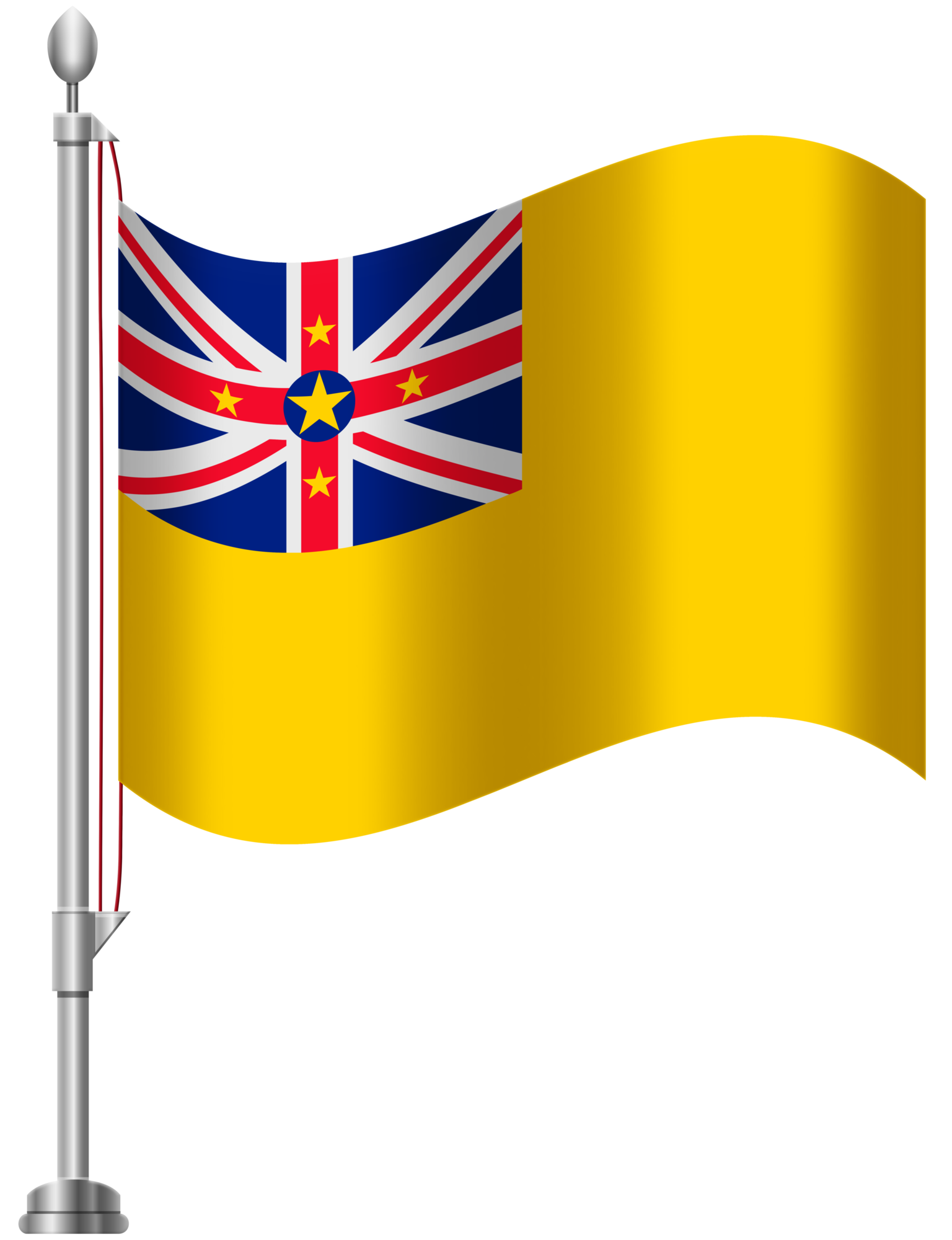 Niue Flag PNG Clip Art