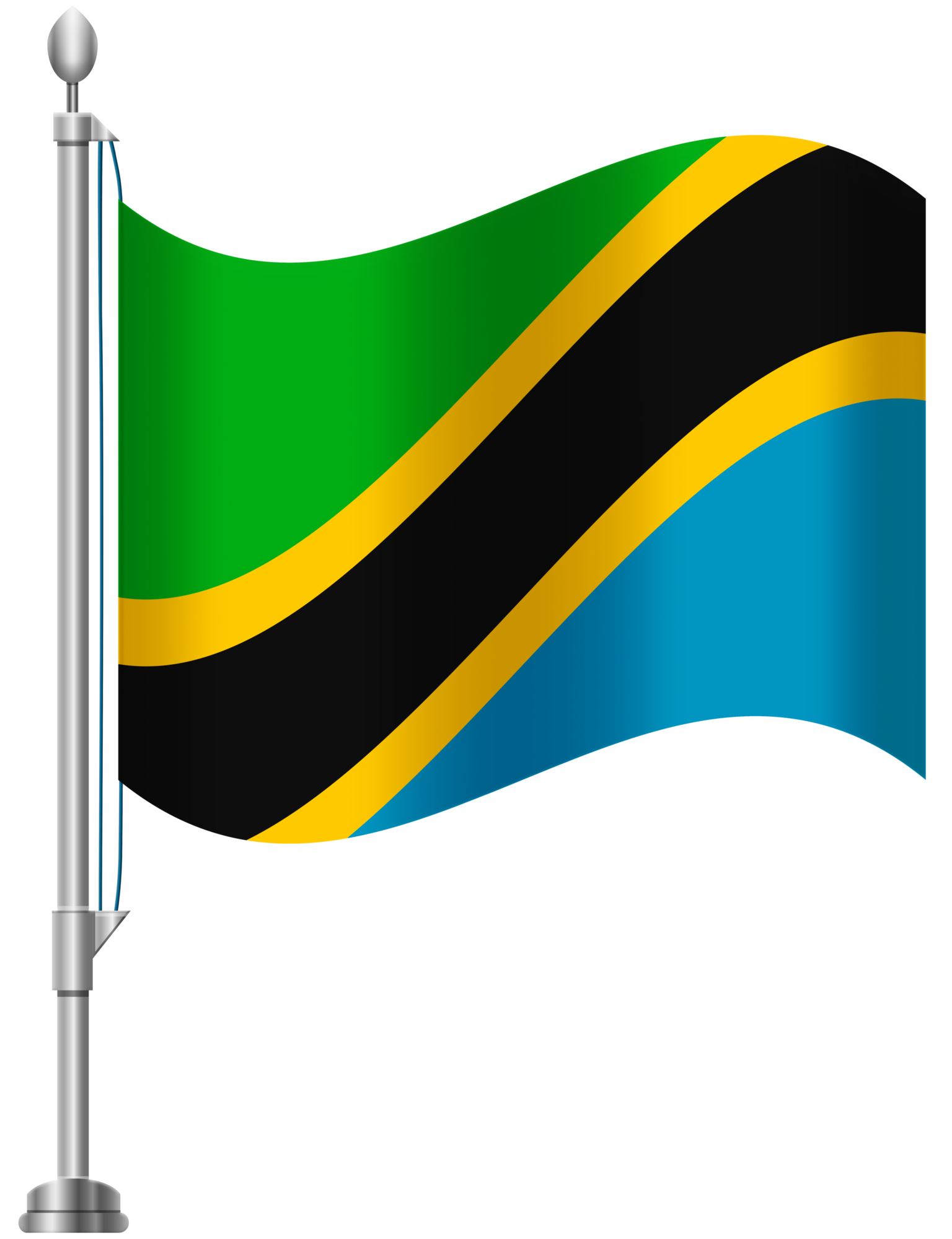 Tanzania Flag PNG Clip Art