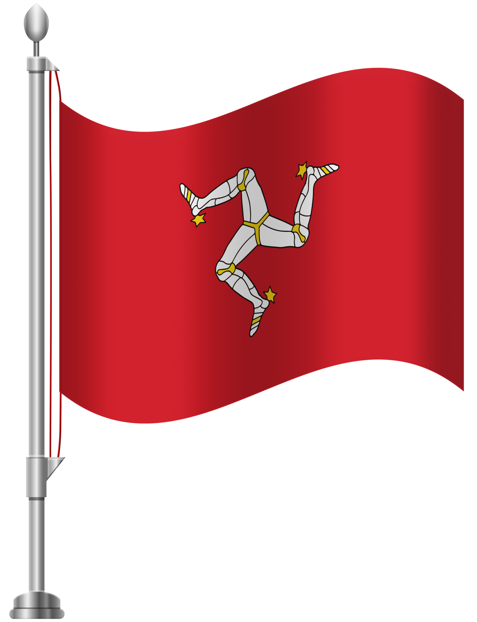 Isle of Man Flag PNG Clip Art