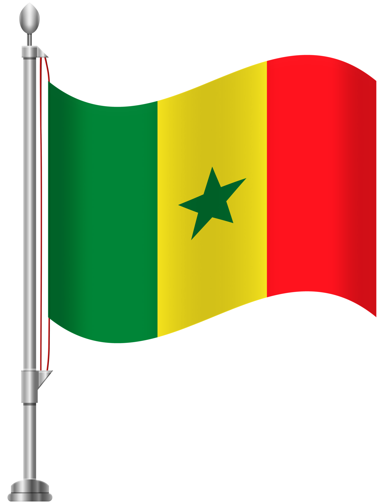 Senegal Flag PNG Clip Art