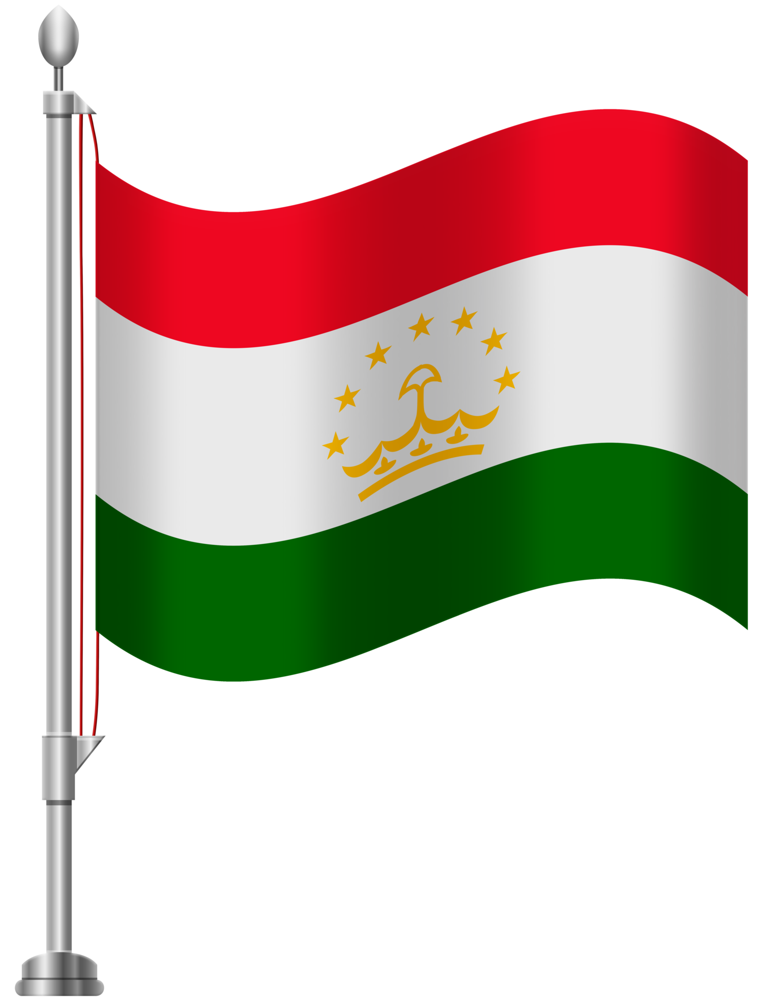 Tajikistan Flag PNG Clip Art