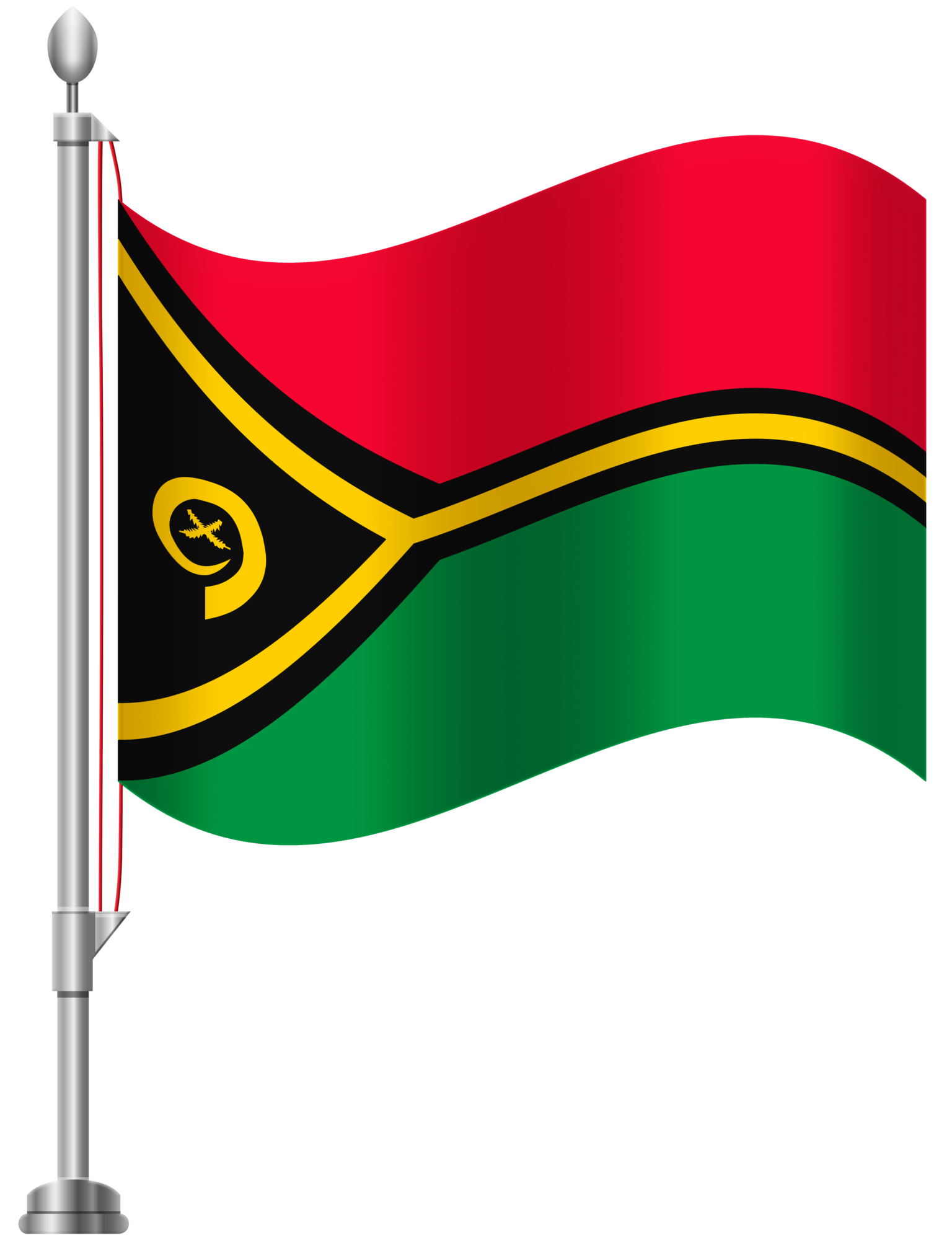 Vanuatu Flag PNG Clip Art