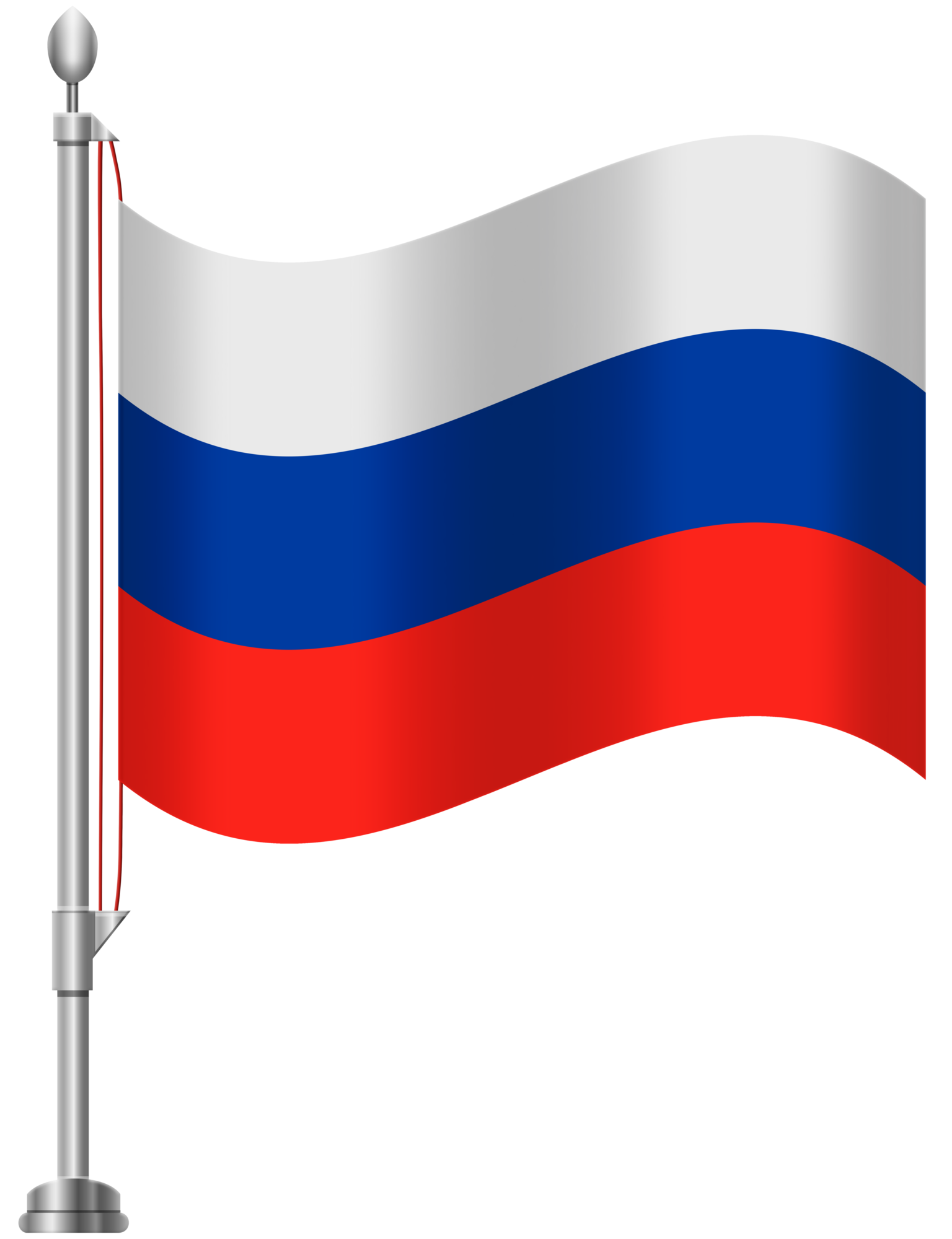 Russia Drawing Flag