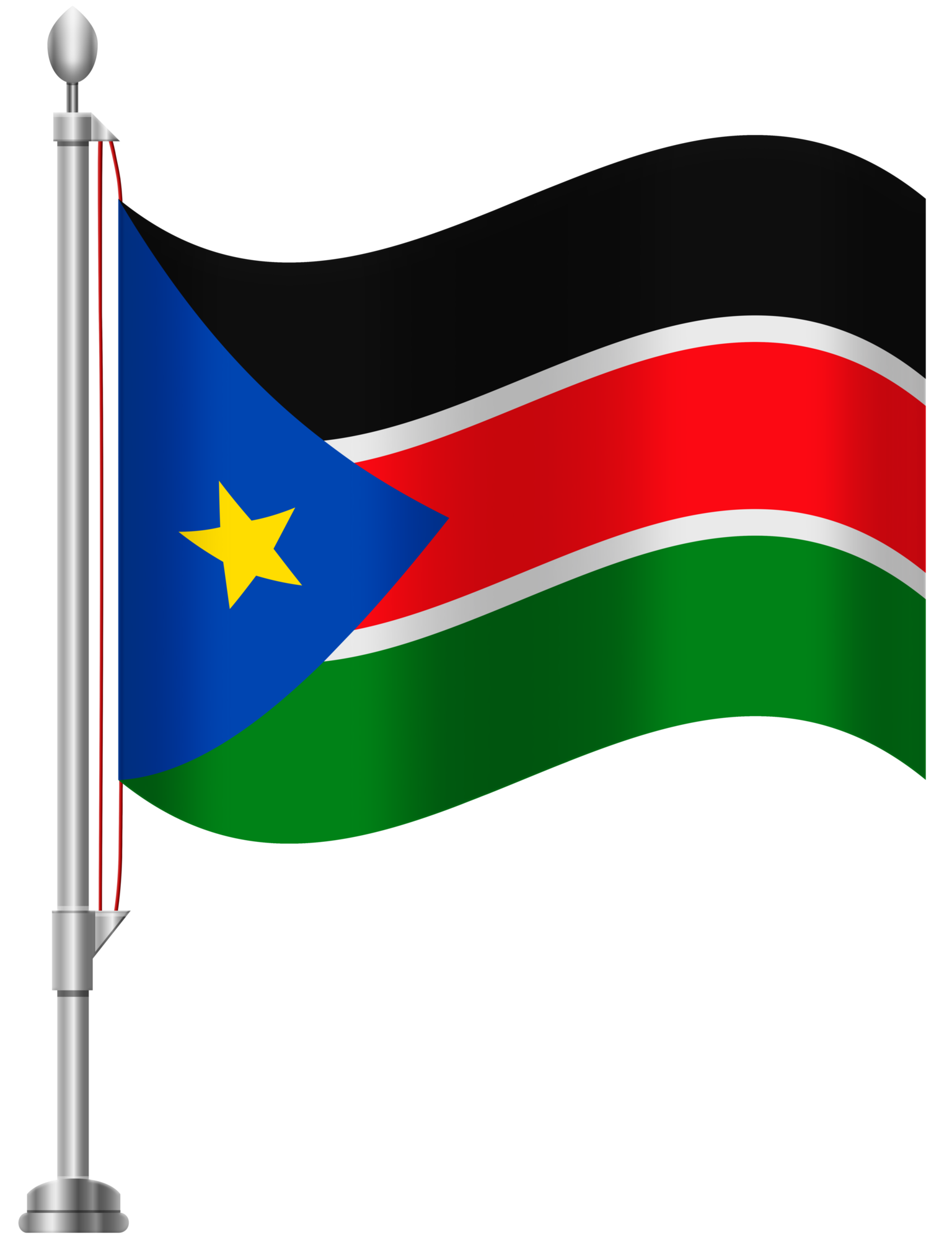 South Sudan Flag PNG Clip Art