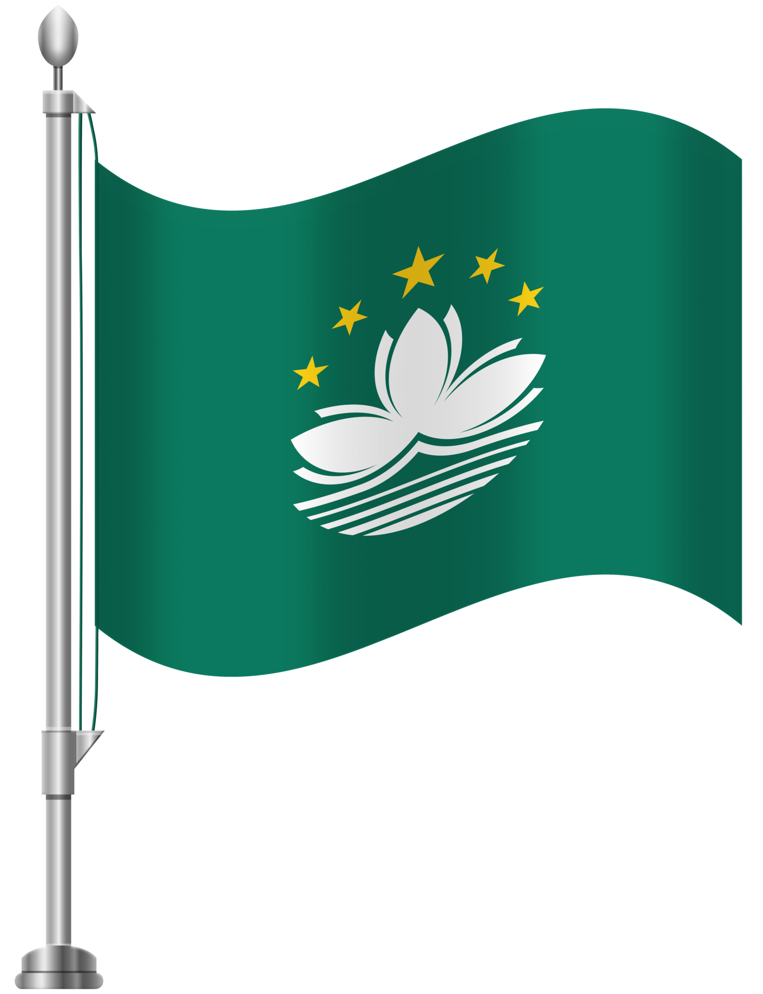 Macau Flag PNG Clip Art