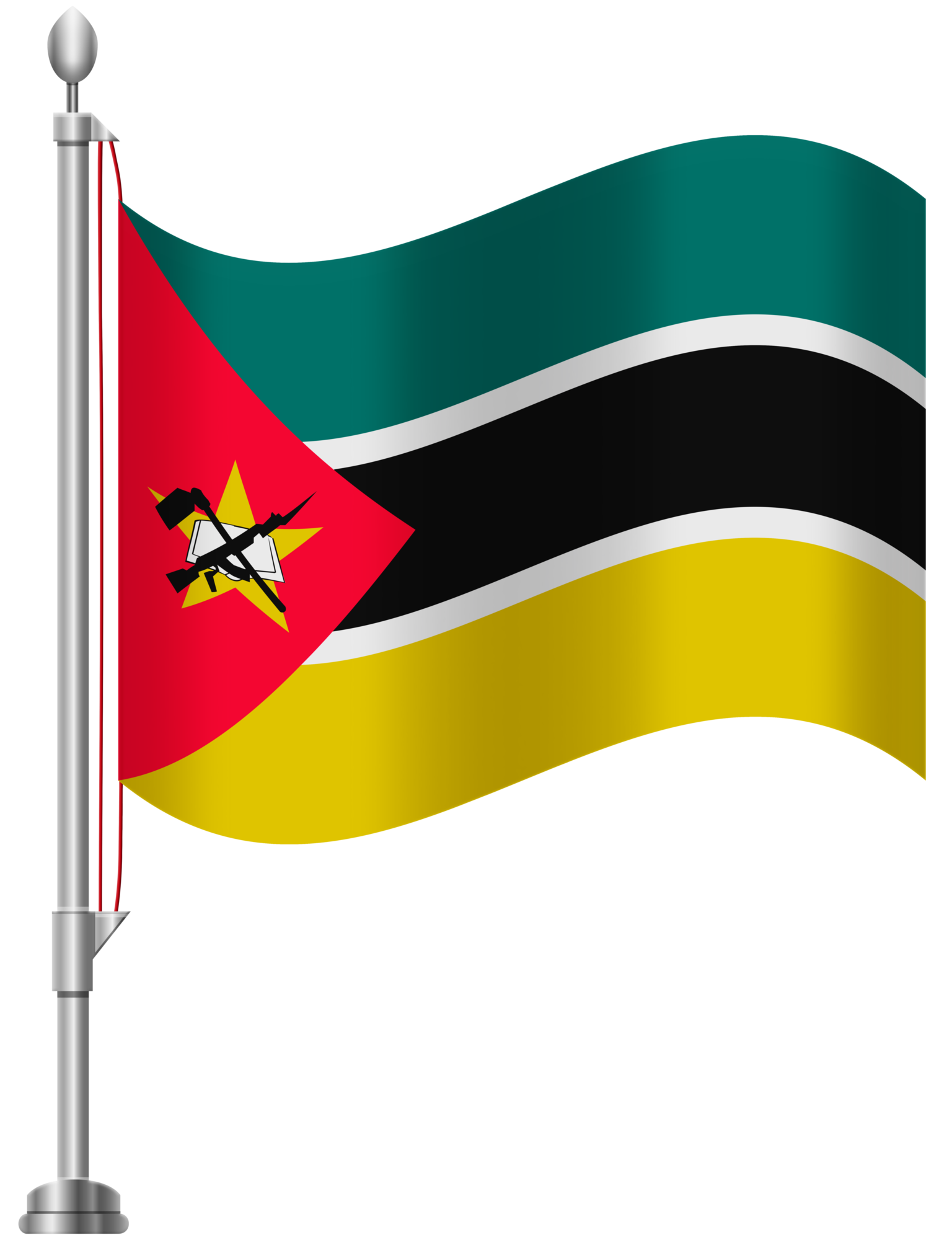 Mozambique Flag PNG Clip Art