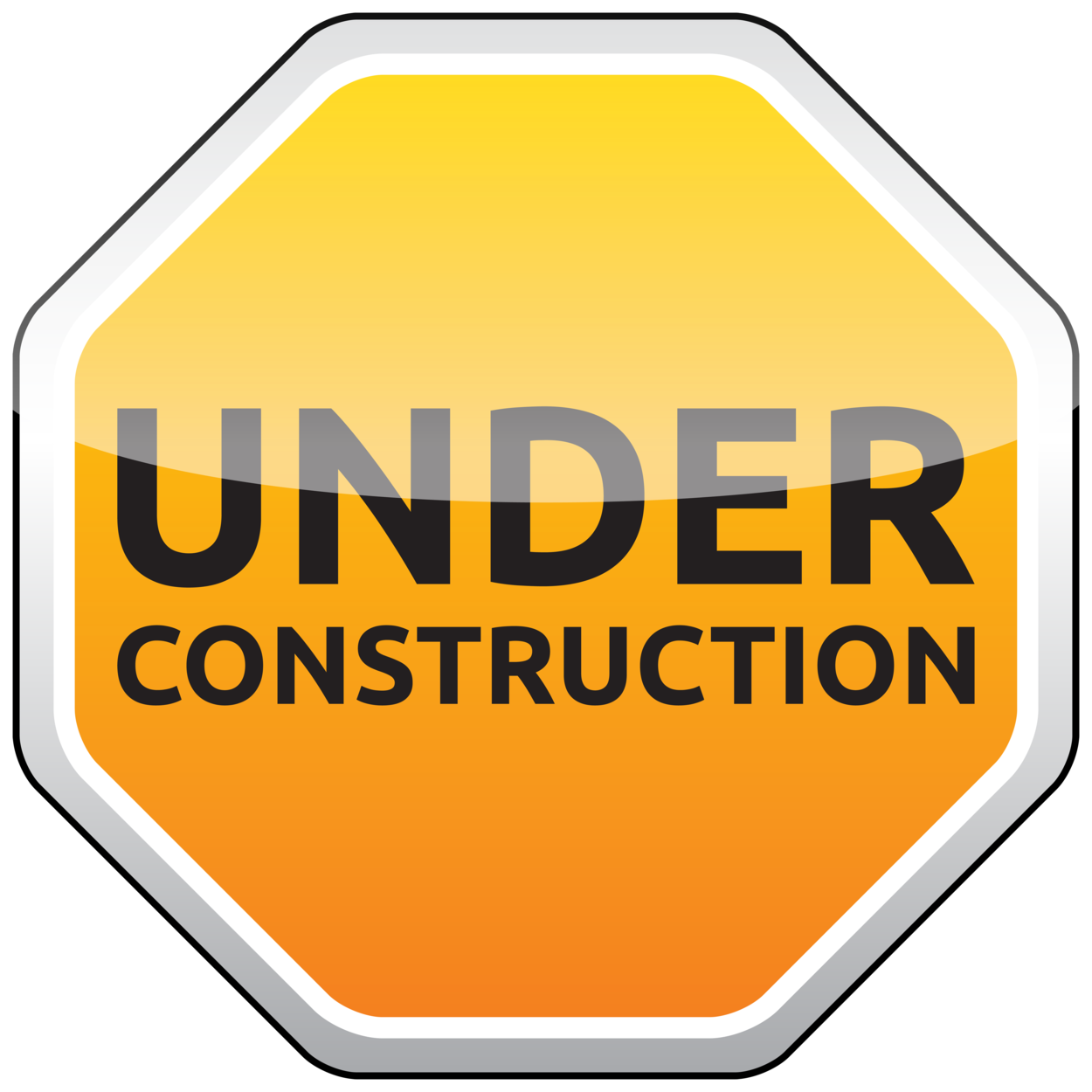 Under Construction Sign PNG Clipart