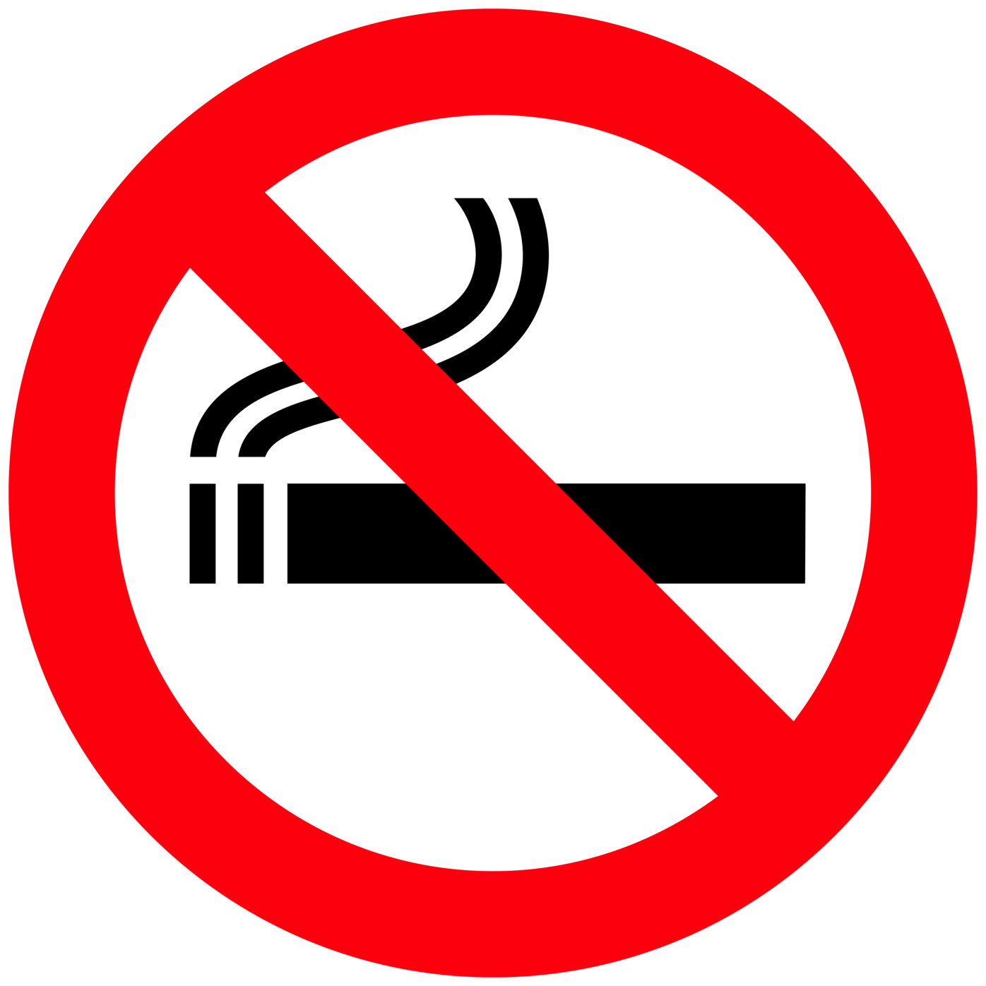 No Smoking Sign PNG Clipart
