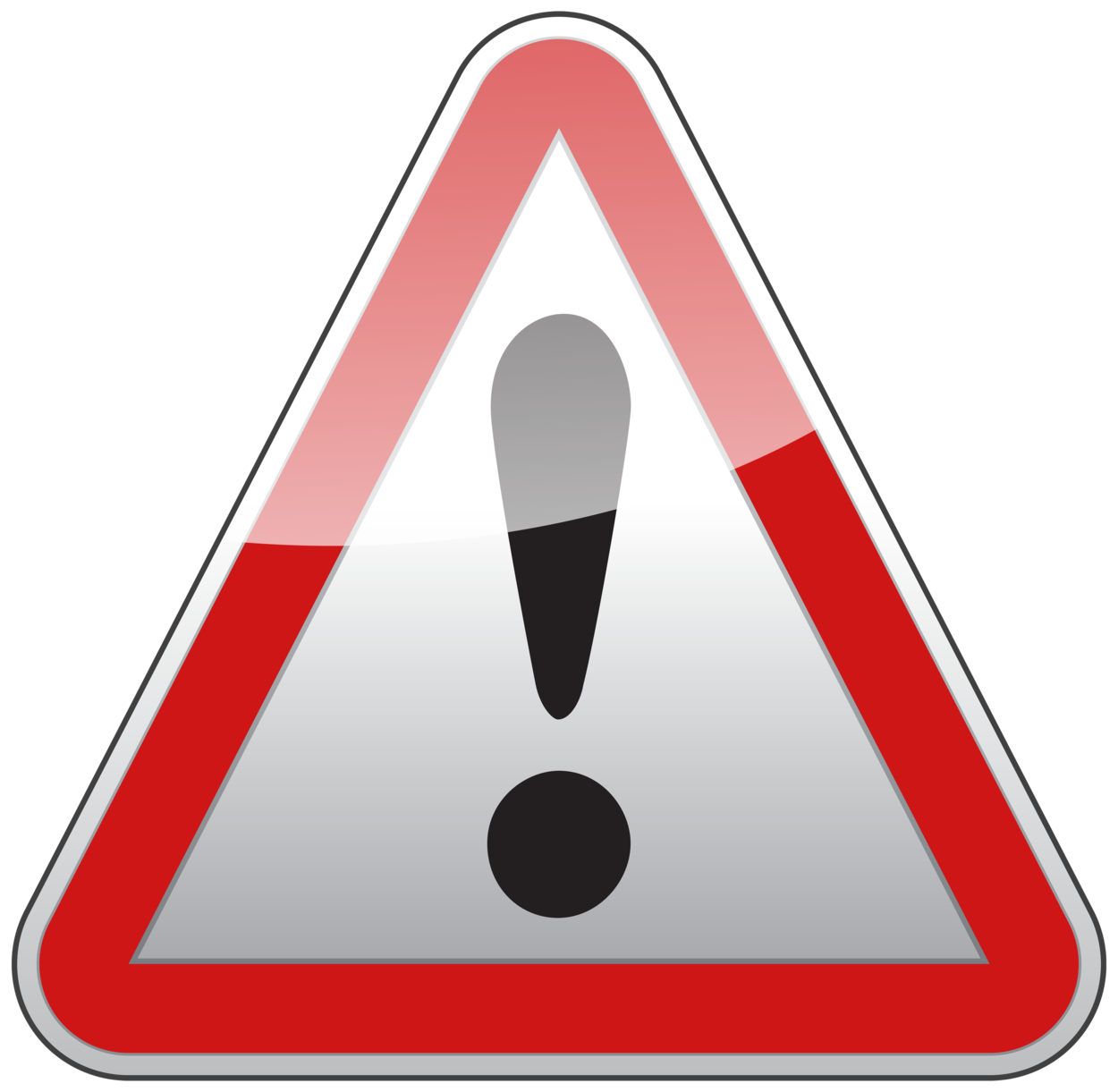 Triangle Warning Sign PNG Clipart
