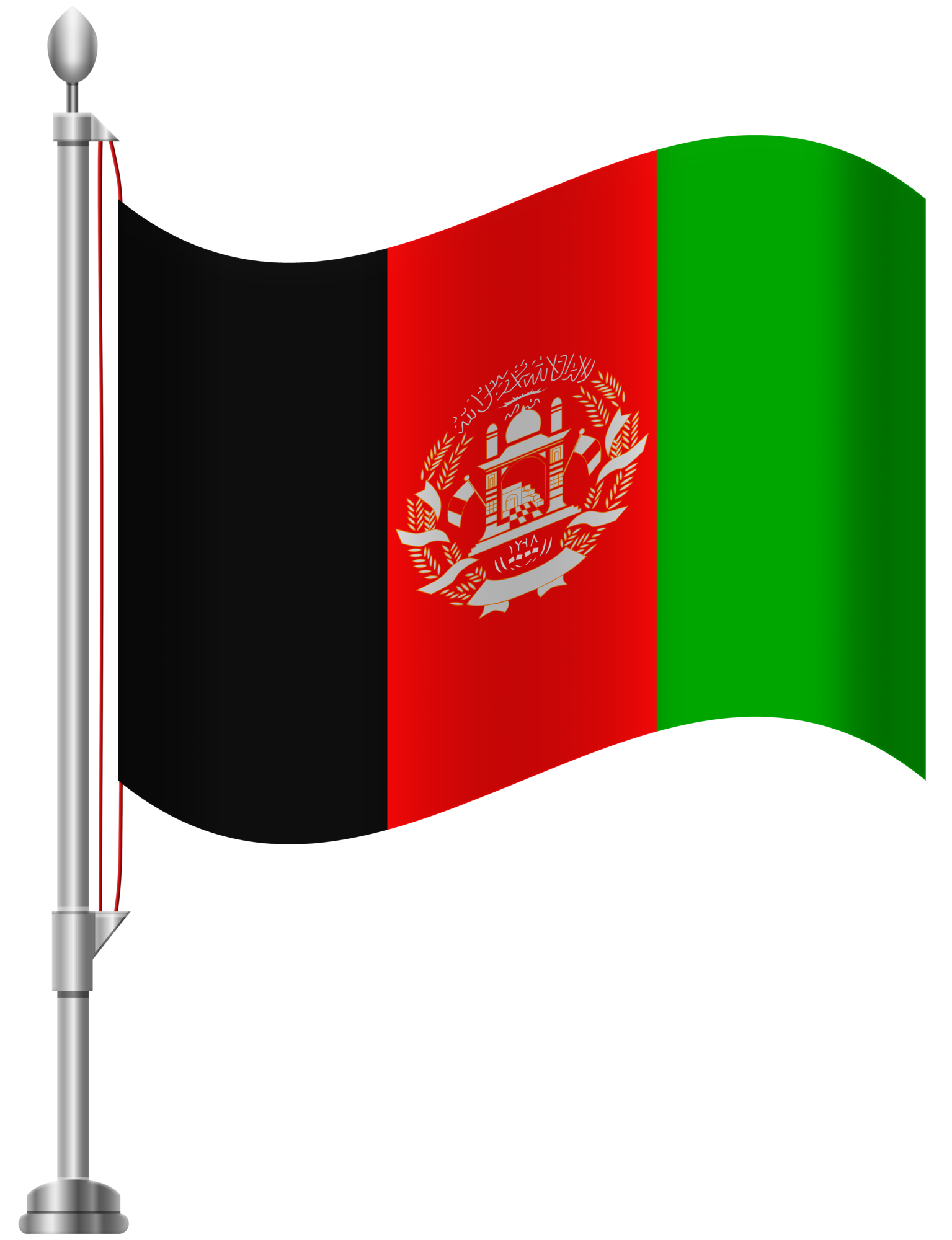 Afghanistan Flag PNG Clip Art
