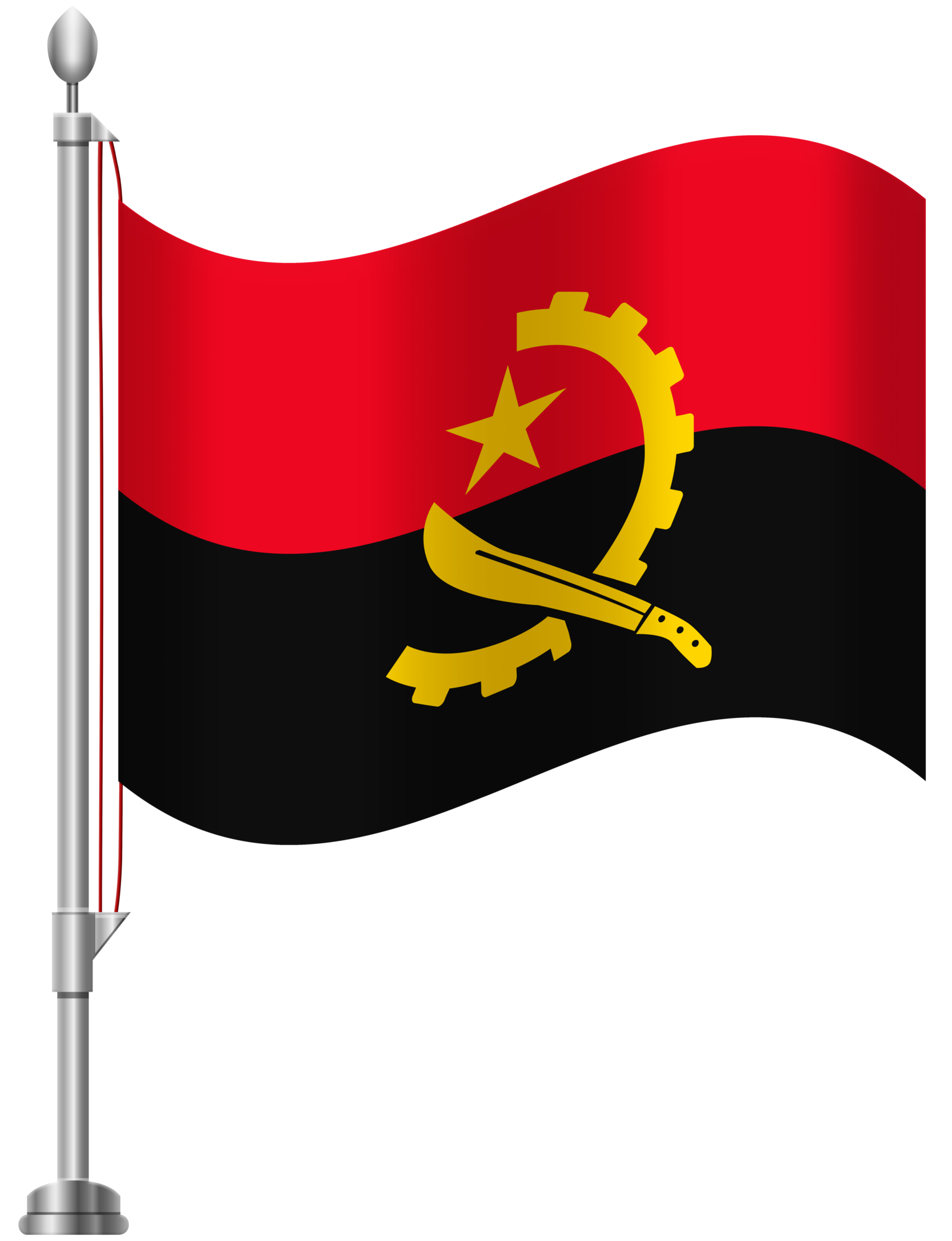 Angola Flag PNG Clip Art