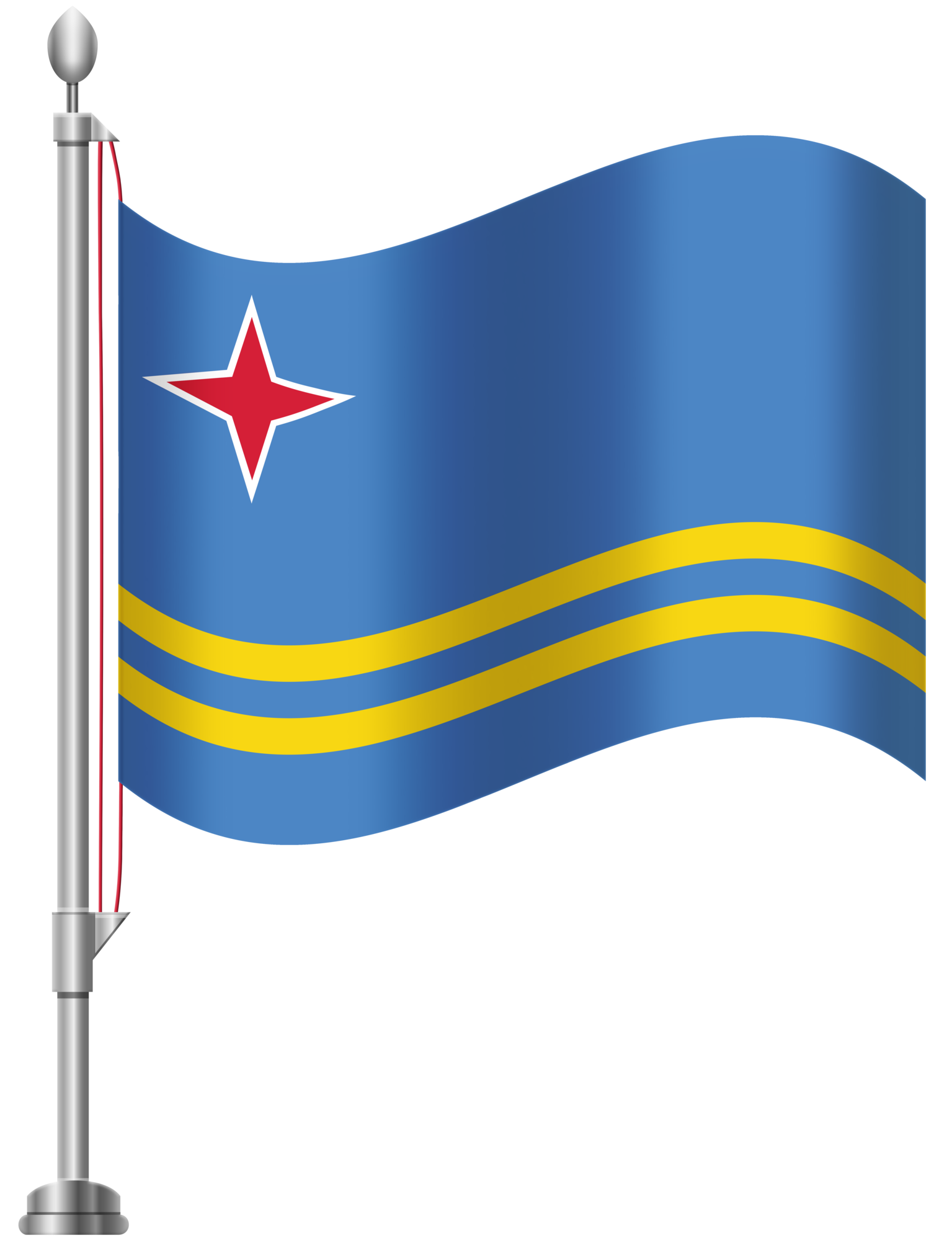 Aruba Flag PNG Clip Art
