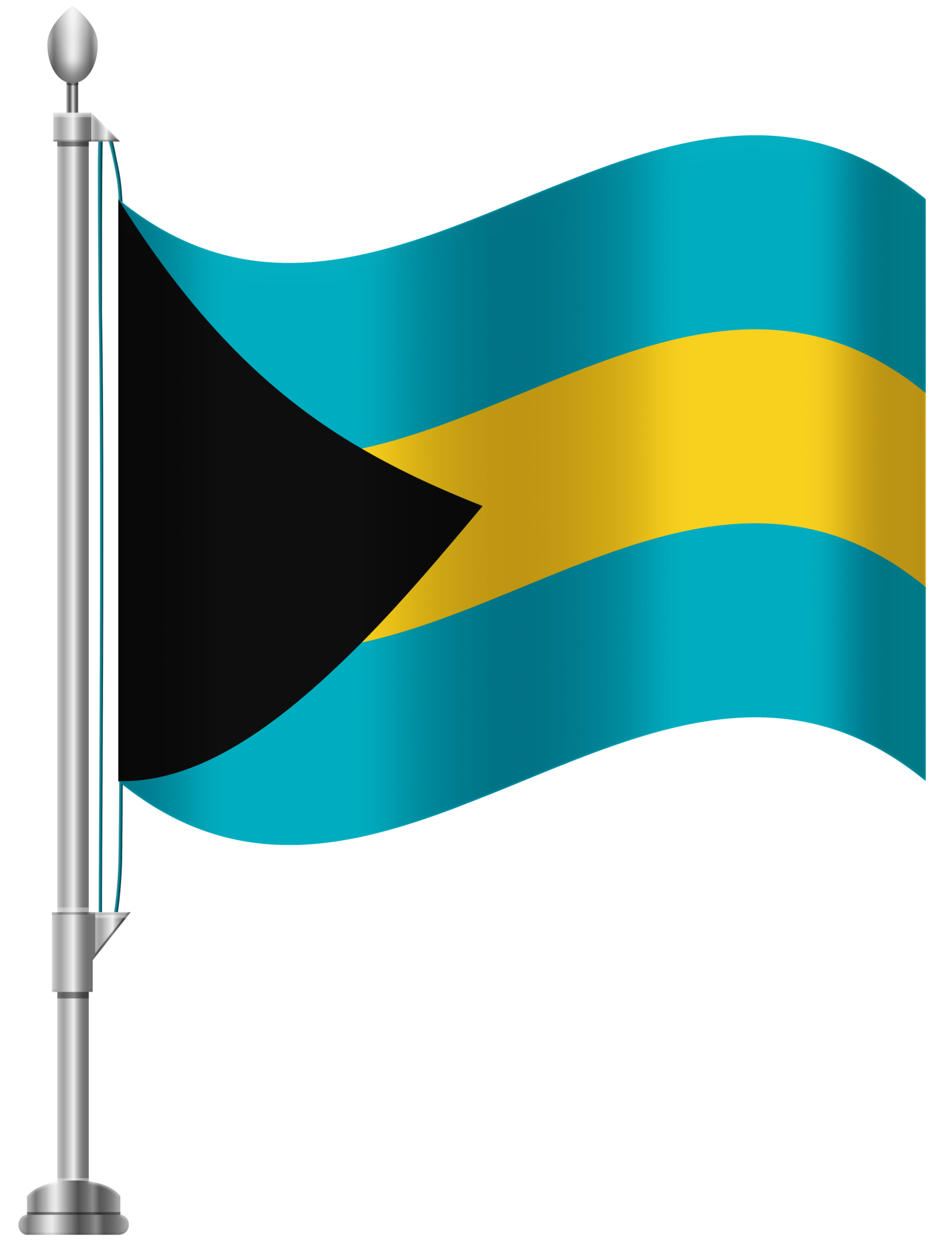 Bahamas Flag PNG Clip Art