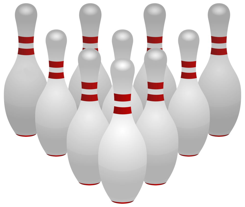 Bowling Pins PNG Clipart