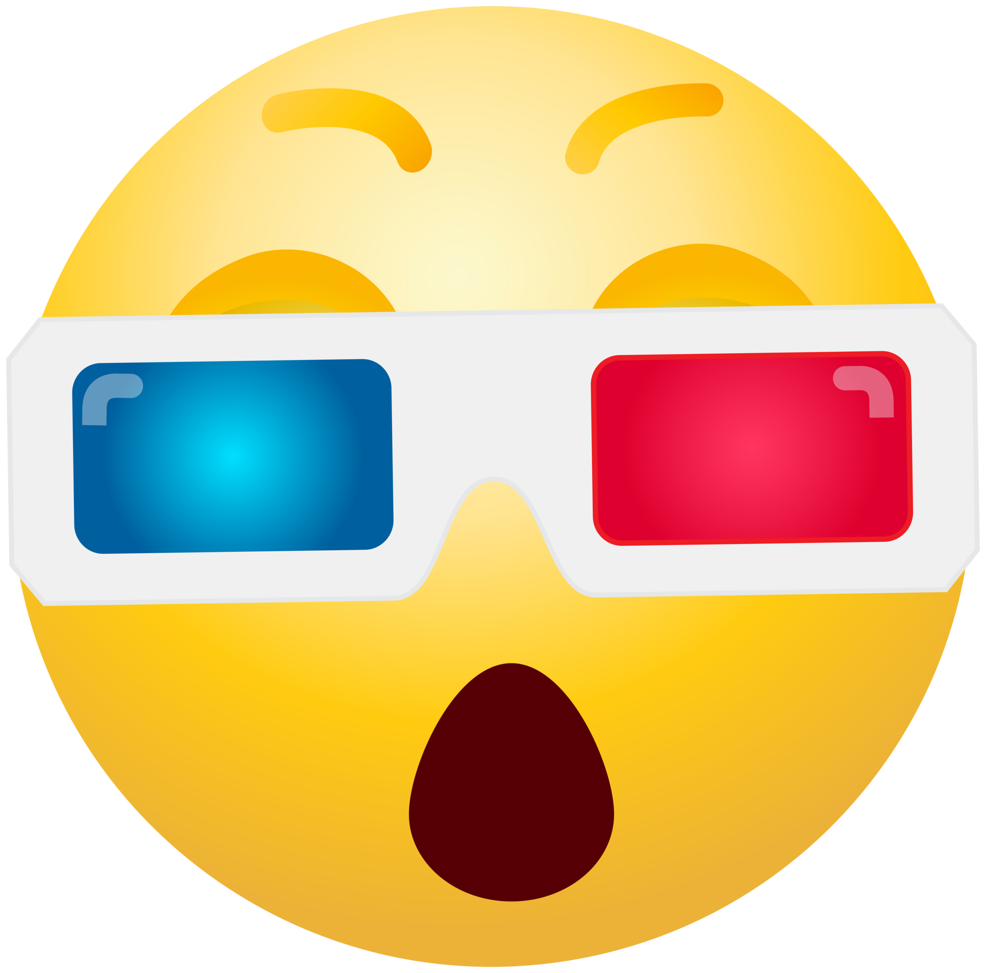 3D Glasses emoticon emoji Clipart info