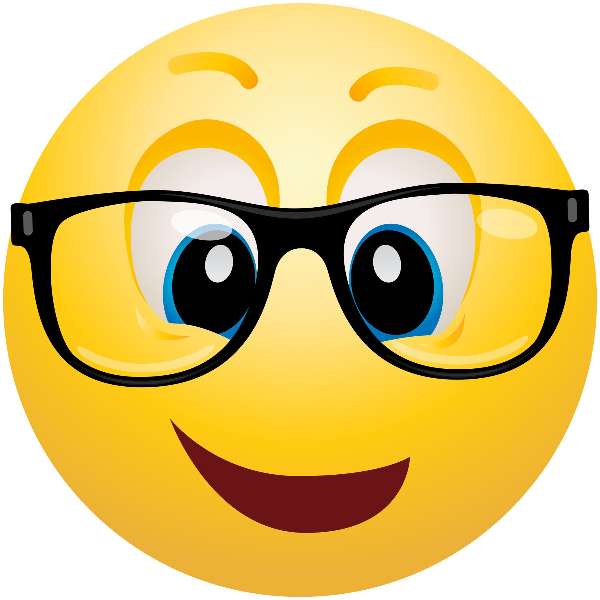Geek emoticon emoji Clipart info