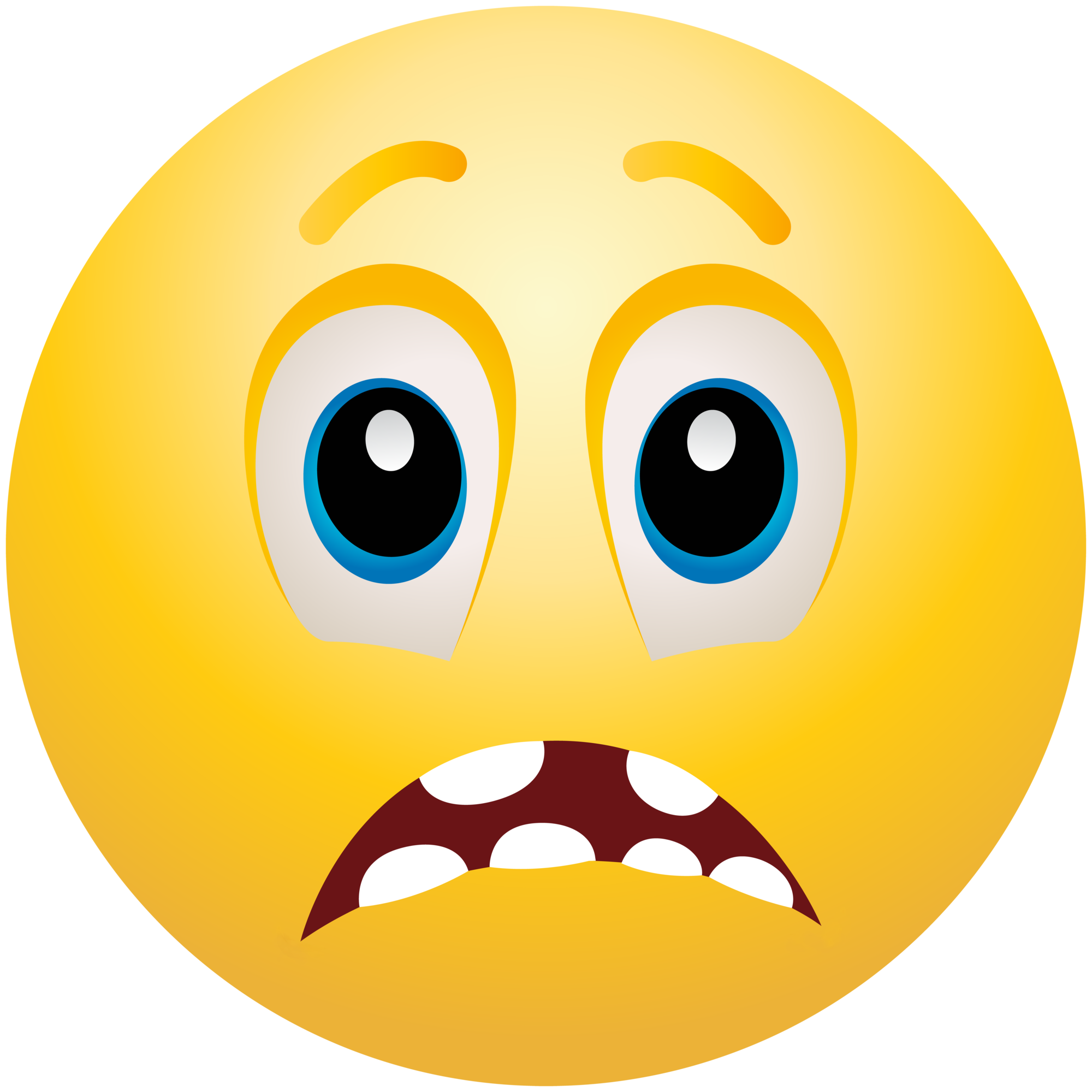 Scared Face Emoji Clip Art