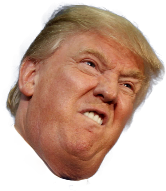 trump face fuck angry transparent png
