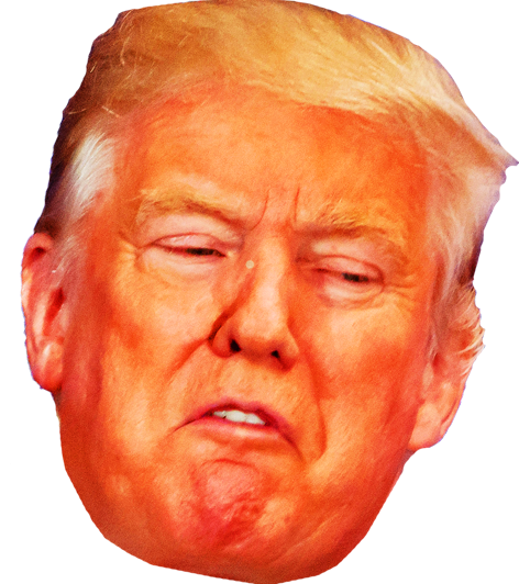trump face png angry not happy transparent