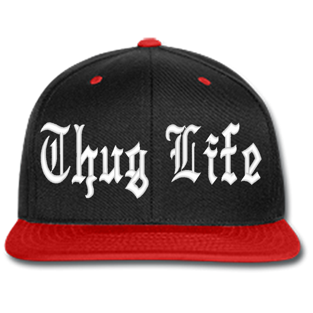 thug life black hat png