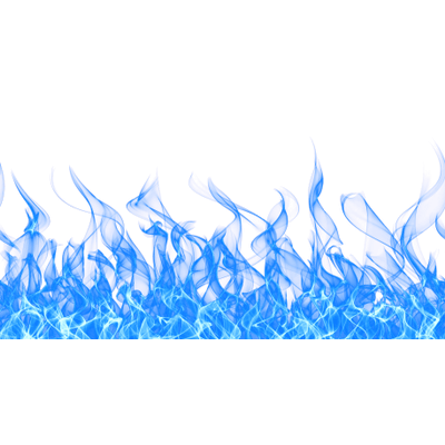 blue fire footer png transparent