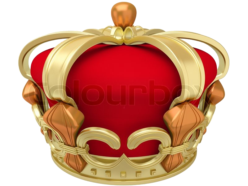 gold imperial crown isolated with no background