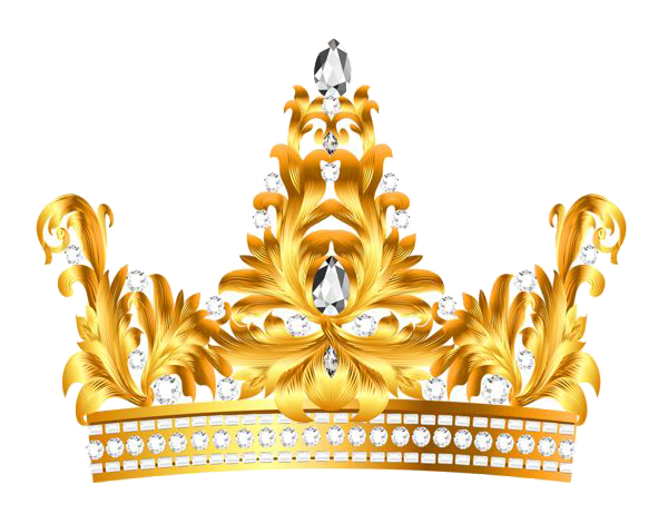 gold and diamonds crown png clipart girls