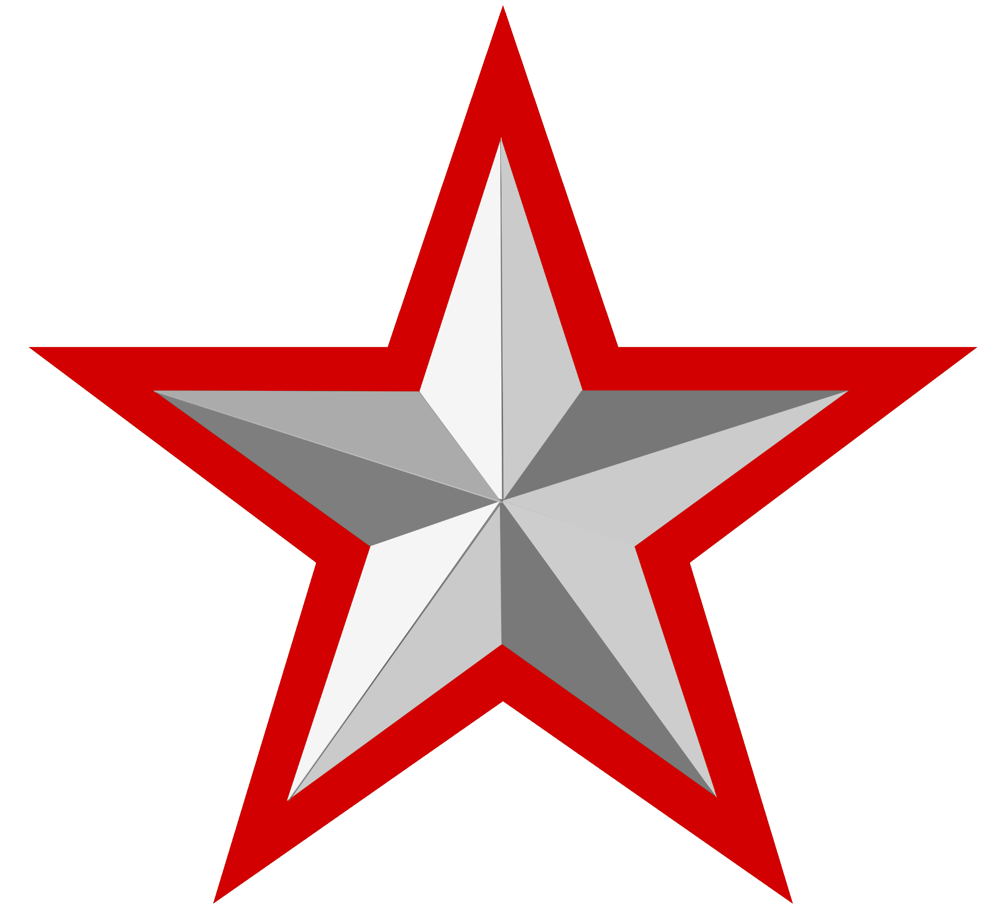 file silver star with red border  wikimedia commons 25